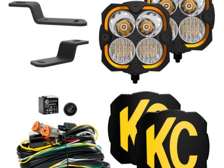 KC HiLiTES 21+ Ford Bronco FLEX ERA 4 2-Light Sys Ditch Light Kits (Combo Beam) Sale