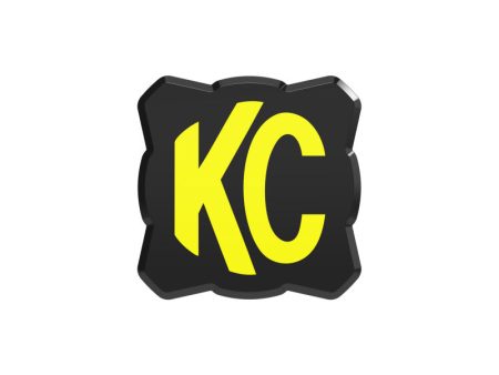 KC HiLiTES FLEX ERA 1 Single Light Cover ONLY (Black Yellow KC Logo) For Cheap