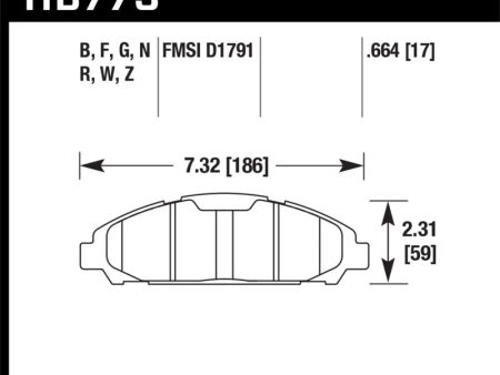 Hawk 15-17 Ford Mustang HP Plus Front Brake Pads Online