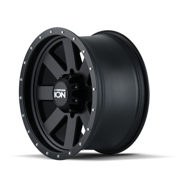 ION Type 134 17x8.5   6x139.7 BP   6mm Offset   106mm Hub Matte Black Black Beadlock Wheel For Cheap