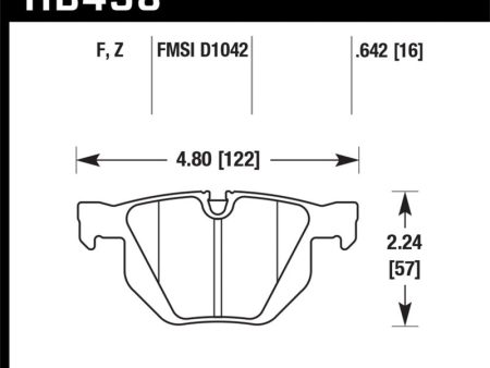 Hawk 07-08 BMW X5 3.0si   09-13 X5 Xdrive   10-13 X6 Xdrive Perf Ceramic Rear Street Brake Pads For Cheap