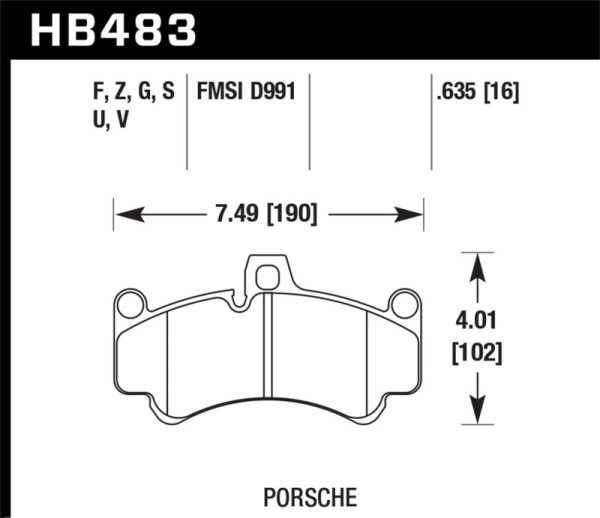 Hawk 08 Porsche 911 Targa 4 4S 03-05 911 GT2 04-08 GT3 07-08 Turbo HT-10 Race Front Brake Pads Sale