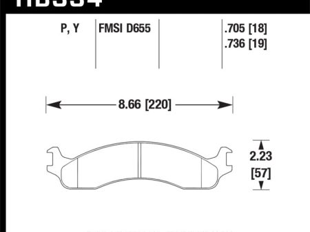 Hawk 99 Ford E-250 Super Duty Front Brake Pads For Discount