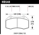 Hawk Renault Clio DTC-60 Race Front Brake Pads Hot on Sale