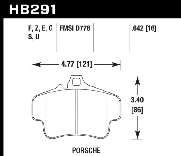 Hawk 98 Porsche 911 Targa Front   03-05 911 GT2   04-05 911 GT3 Rear DTC-70 Race Brake Pads Online now