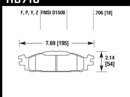 Hawk Ford Lincoln 11-13 Explorer 09-13 Flex 10-13 Taurus MKS MKT Performance Ceramic Brake Pad Online Sale