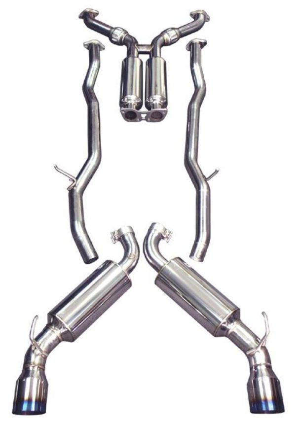 Injen 06-09 Civic Si Coupe Only 60mm Cat-back Exhaust w  Titanium Tip Supply