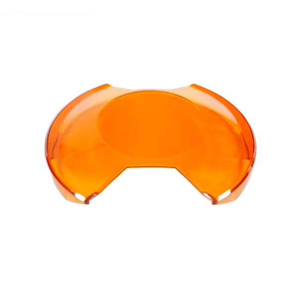 KC HiLiTES 6in. Light Shield for SlimLite LED - Amber Hot on Sale