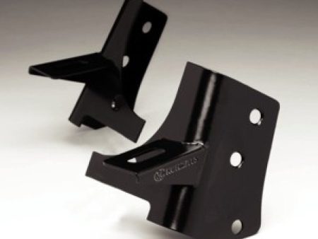 KC HiLiTES 97-06 Jeep TJ A-Pillar Windshield Hinge Light Mount Bracket Set (Pair) - Black Cheap