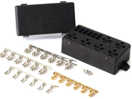 Haltech 6 Circuit Haltech Fuse Box w Lid Pins Online Hot Sale