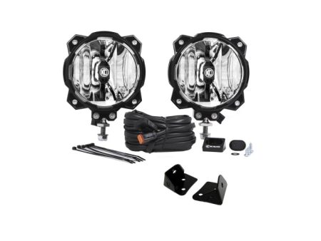 KC HiLiTES 07-18 Jeep JK 6in Pro6 Gravity LED Pillar Mount 2-Light Sys (20W Spot Beam) Online now