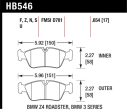 Hawk DTC-70 Brake Pads 98-02 BMW Z3 03-08 BMW Z4 For Sale