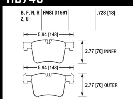 Hawk 13-14 BMW 328i 328i xDrive   2014 428i 428i xDrive HP Plus Front Brake Pads For Cheap