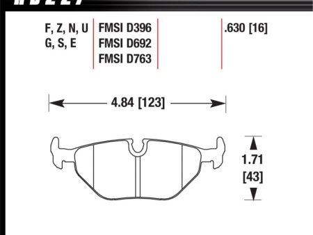 Hawk 92-95 BMW 325iS DTC-60 Race Rear Brake Pads Online