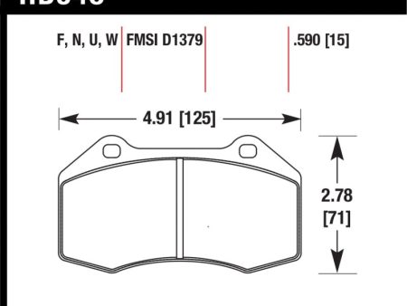 Hawk 08-10 Chevrolet Cobalt   HHR HPS 5.0 Front Brake Pads Hot on Sale