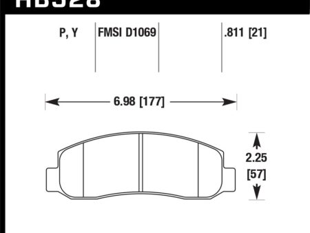 Hawk 05-11 F-250 F-350 Super Duty Pickup   11 F-550 Super Duty Pickup Front LTS Street Brake Pads Fashion