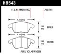 Hawk Audi A3 Quattro   VW EOS   Golf   Jetta   Passat   Rabbit HPS Front Brake Pads Online Sale