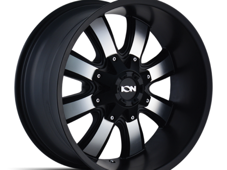 ION Type 189 18x10   5x139.7 BP   -19mm Offset   110mm Hub Satin Black Machined Face Wheel Online