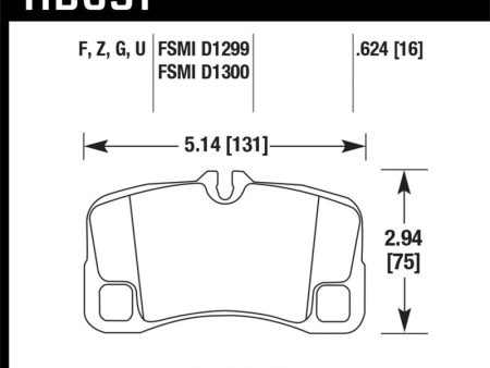 Hawk 07-08 Porsche 911 Turbo 911 GT3 911 GT3 CUP Rear Ceramic Street Brake Pads Cheap