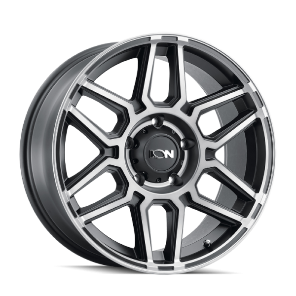 ION Type 146 20x9   6x139.7 BP   0mm Offset   106mm Hub Matte Black W Machined Dart Tint Wheel Hot on Sale