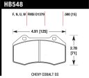 Hawk Renault Clio DTC-60 Race Front Brake Pads Hot on Sale