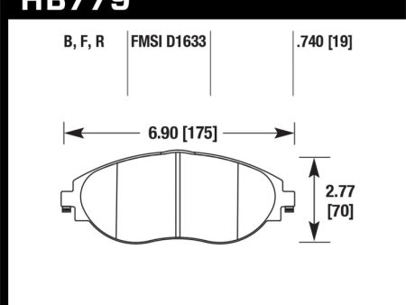 Hawk 15-16 Audi S3 HPS Street Front Brake Pads For Cheap