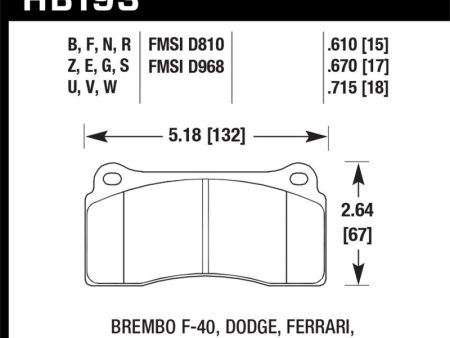 Hawk Dodge   Ferrari Front & Rear   Ferrari   Jaguar   Nissan Front DTC-30 Race Brake Pads Online now