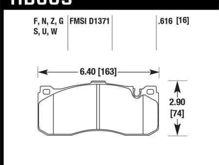 Hawk BMW 135i DTC-70 Race Front Brake Pads Cheap