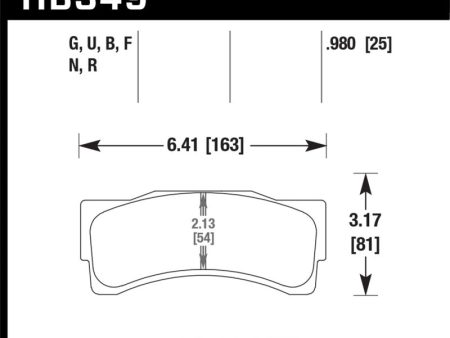 Hawk HP Plus AP Racing Alcon 25mm Brake Pads For Sale