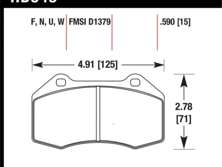 Hawk 07-10 Chevy Cobalt w Brembo Front Calipers DTC-30 Front Race Pads Discount