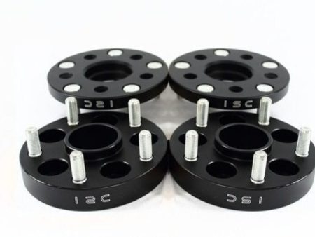 ISC Suspension 5x114.3 Hub Centric Wheel Spacers 20mm Black (Pair) Hot on Sale