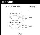 Hawk 09 Audi A4 Cabriolet   05-07 A4   05-09 A4 Quattro   06-09 A6   08 VW R32 HPS Front Brake Pads For Sale