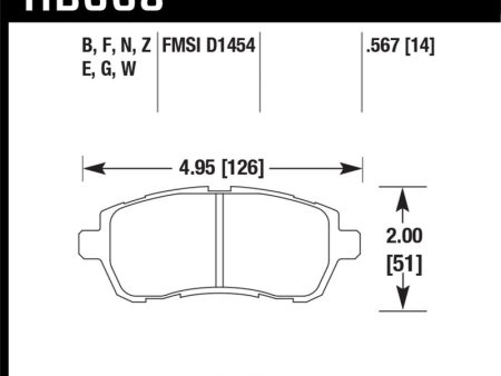 Hawk 11-16 Ford Fiesta   11-14 Mazda 2 DTC-30 Race Front Brake Pads Discount