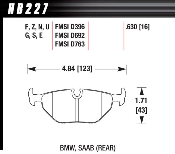 Hawk 92-98 BMW 318i DTC-30 Race Rear Brake Pads Online