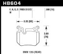 Hawk BMW 135i HT-10 Race Rear Brake Pads Fashion