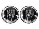 KC HiLiTES 97-06 Jeep TJ Univ. 7in. Gravity LED H4 DOT Approved Replac. Headlight (Pair Pack System) Fashion