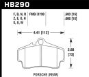 Hawk 98-10 Porsche 911   06-12 Porsche Cayman S Blue 9012 Race Rear Brake Pads Fashion