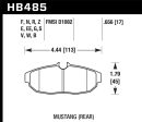 Hawk 2011-2012 Ford Mustang 5.0L Perf. 5.0 (w Brembo Brakes) High Perf. Street 5.0 Rear Brake Pads Online