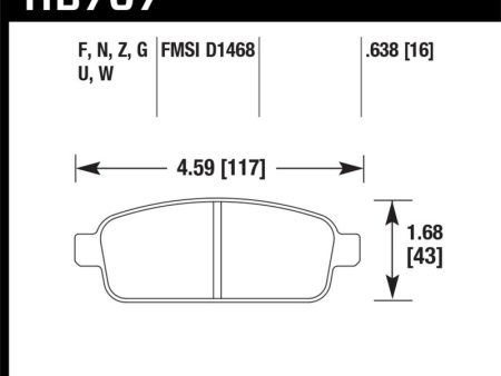 Hawk 11-12 Chevy Cruze Eco LS 1LT 2LT LTZ Performance Ceramic Rear Street Brake Pads Fashion