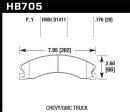 Hawk Chevy GMC Express Silverado Savana Sierra 15 25 35 4500 SuperDuty Rear LTS Brake Pads Online Sale