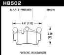 Hawk 2007-2014 Audi Q7 Premium HPS 5.0 Rear Brake Pads Online