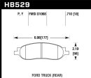 Hawk 05-07 Ford F250 F350 5.4L 6.0L 6.8L LTS Street Rear Brake Pads Hot on Sale