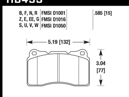 Hawk DTC-80 04-15 Subaru Impreza WRX STI, 02-06 08-14 Mitsubishi Lancer Evo Front Brake Pads on Sale