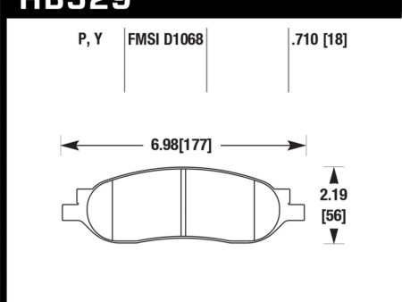 Hawk 05-07 Ford F250 F350 5.4L 6.0L 6.8L LTS Street Rear Brake Pads Hot on Sale