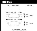 Hawk 03-06 Ford Expedition   03-06 Lincoln Navigator LTS Street Front Brake For Sale