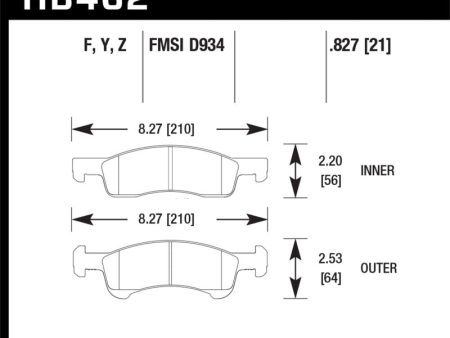 Hawk 03-06 Ford Expedition   03-06 Lincoln Navigator LTS Street Front Brake For Sale