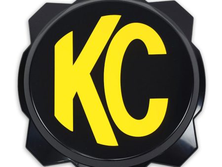 KC HiLiTES 6in. Hard Cover for Gravity Pro6 LED Lights (Single) - Black w Yellow KC Logo Online now