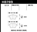 Hawk 15-20 Audi A3 S3 Performance Ceramic Street Rear Brake Pads For Discount