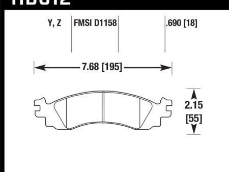 Hawk LTS Street Brake Pads Supply