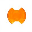 KC HiLiTES 6in. Light Shield for SlimLite LED - Amber Hot on Sale